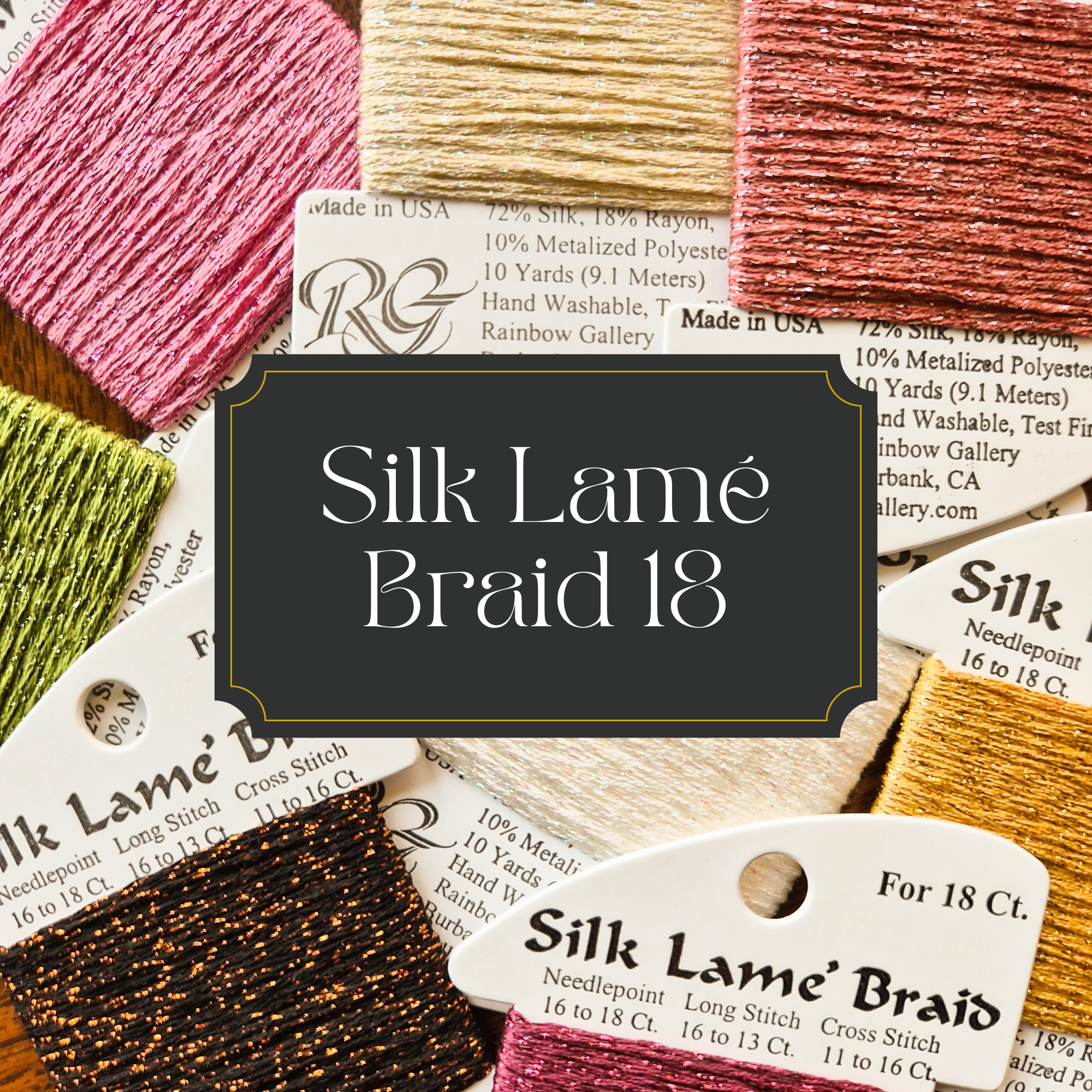 Silk Lamé Braid 18