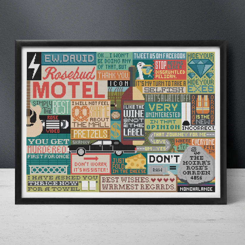 A Schitty Sampler - Cross Stitch Pattern