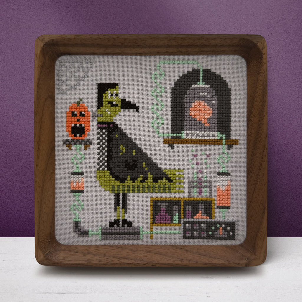 Trick or Tweet Fitz - Cross Stitch Pattern