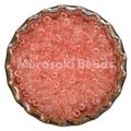 Size 11 - Murasaki Glow Pink Peach-Green Beads