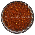 Size 11 - Murasaki Dark Orange Silver Lined Beads