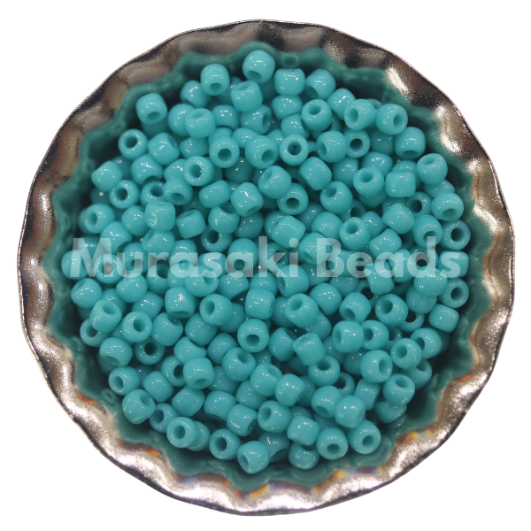 Size 11 - Murasaki Dk. Turquoise Green OP Beads