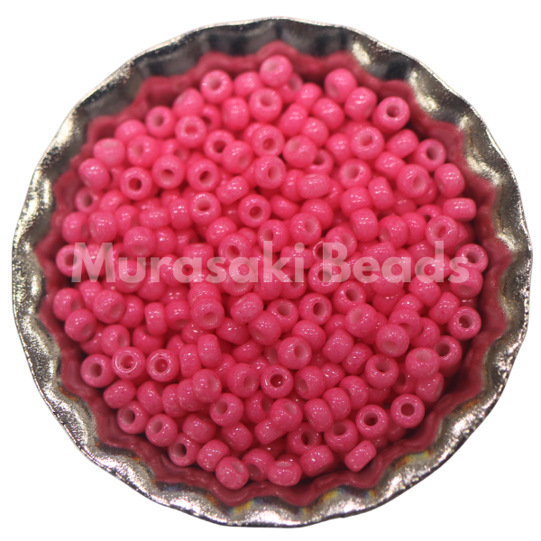 Size 11 - Murasaki Atomic Pink OP Dyed Beads