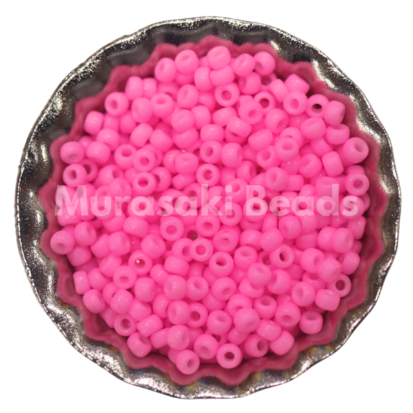 Size 11 - Murasaki Candy Pink OP Dyed Beads
