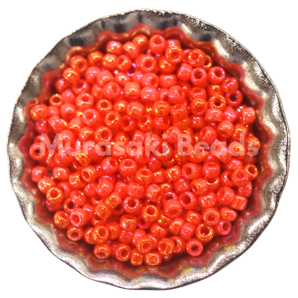 Size 11 - Murasaki Orange AB Beads