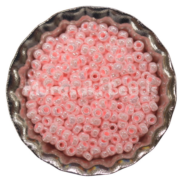 Size 11 - Murasaki Baby Pink Luster Beads