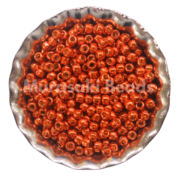 Size 11 - Murasaki PermaFinish Saffron Beads