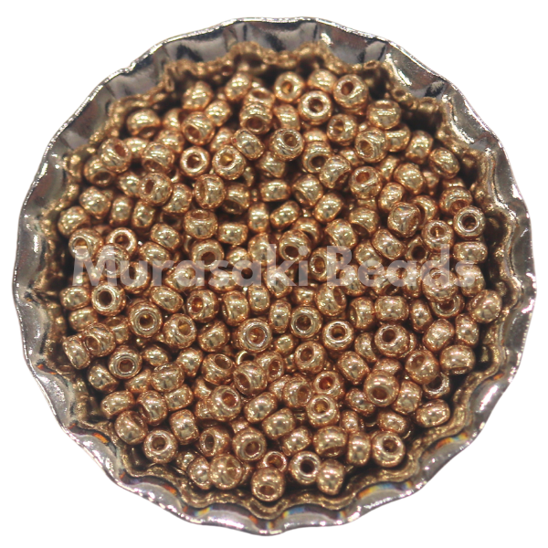 Size 11 - Murasaki Duracoat Champagne Gold Beads