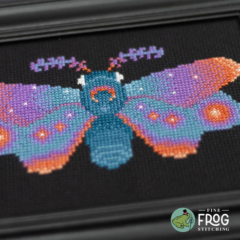 Rising Sun Moth - Cross Stitch Pattern