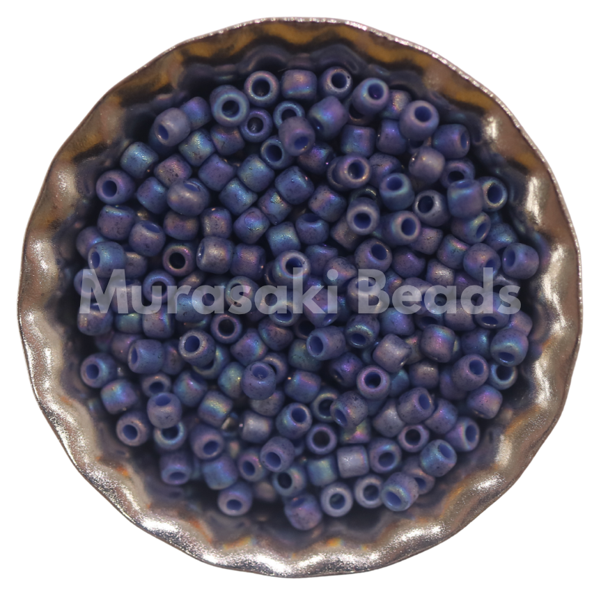 Size 11 - Murasaki Soft Blue Matte AB Beads