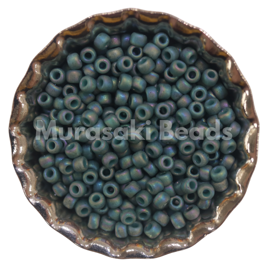 Size 11 - Murasaki Blue Turquoise Matte AB Beads