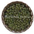 Size 11 - Murasaki Olive Matte AB Beads