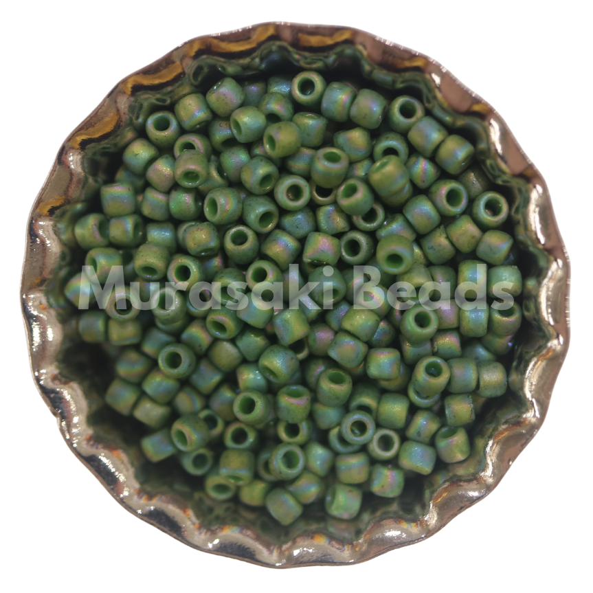 Size 11 - Murasaki Clover Matte AB Beads