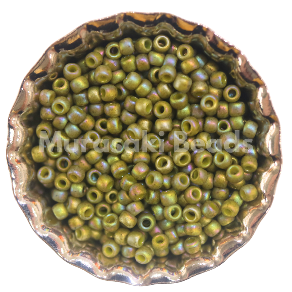 Size 11 - Murasaki Honeydew Matte AB Beads