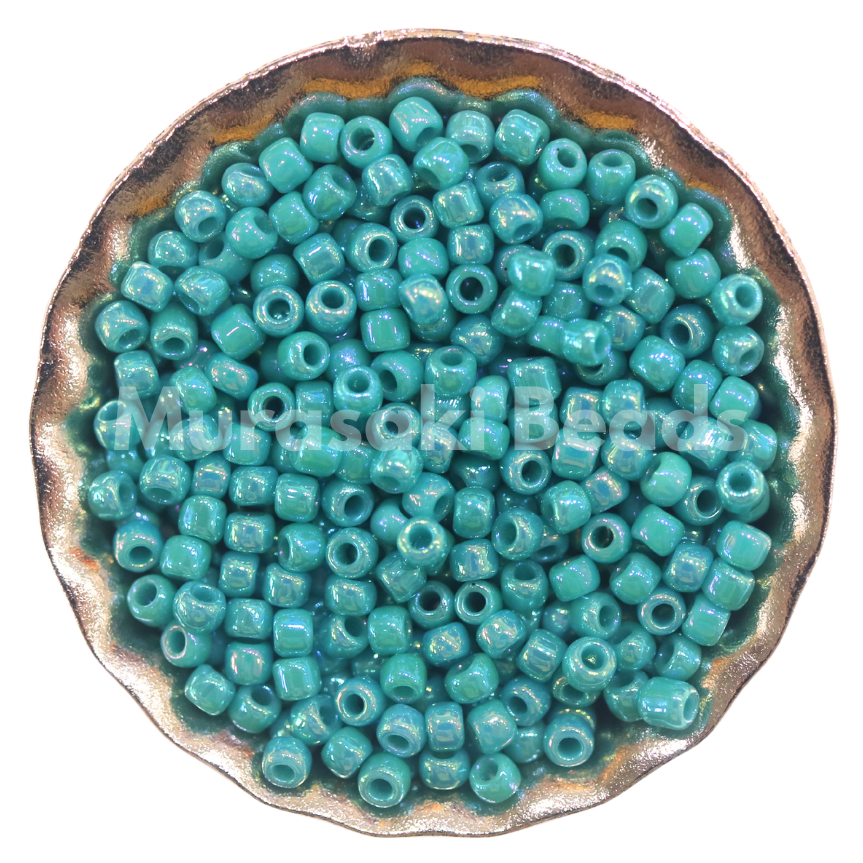 Size 11 - Murasaki Turquoise Green AB Beads