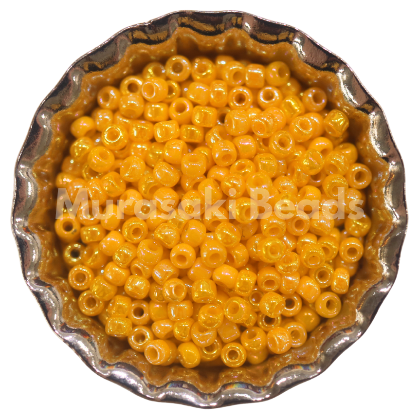 Size 11 - Murasaki Lt. Orange AB Beads