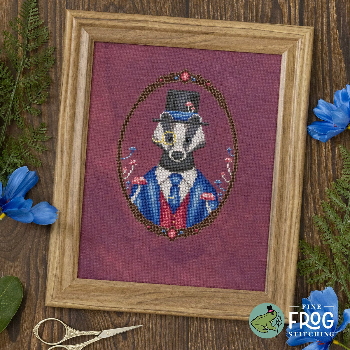 Badger Gentleman - Cross Stitch Pattern