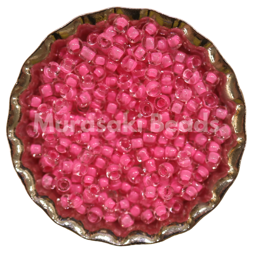 Size 11 - Murasaki Crystal Pink CL Beads