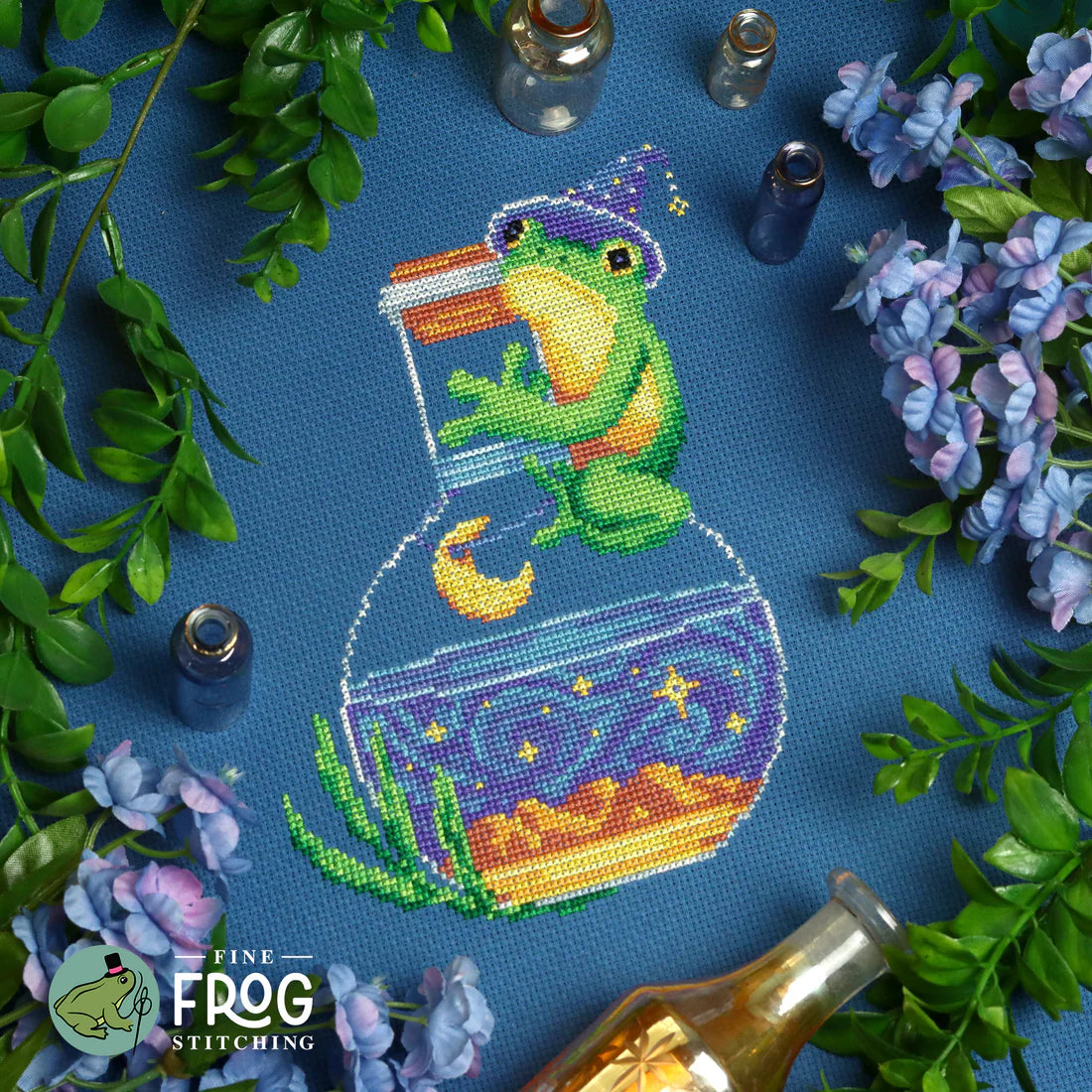 Amphibian Alchemist - Cross Stitch Pattern