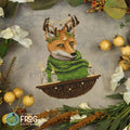 Fireside Fox - Cross Stitch Pattern