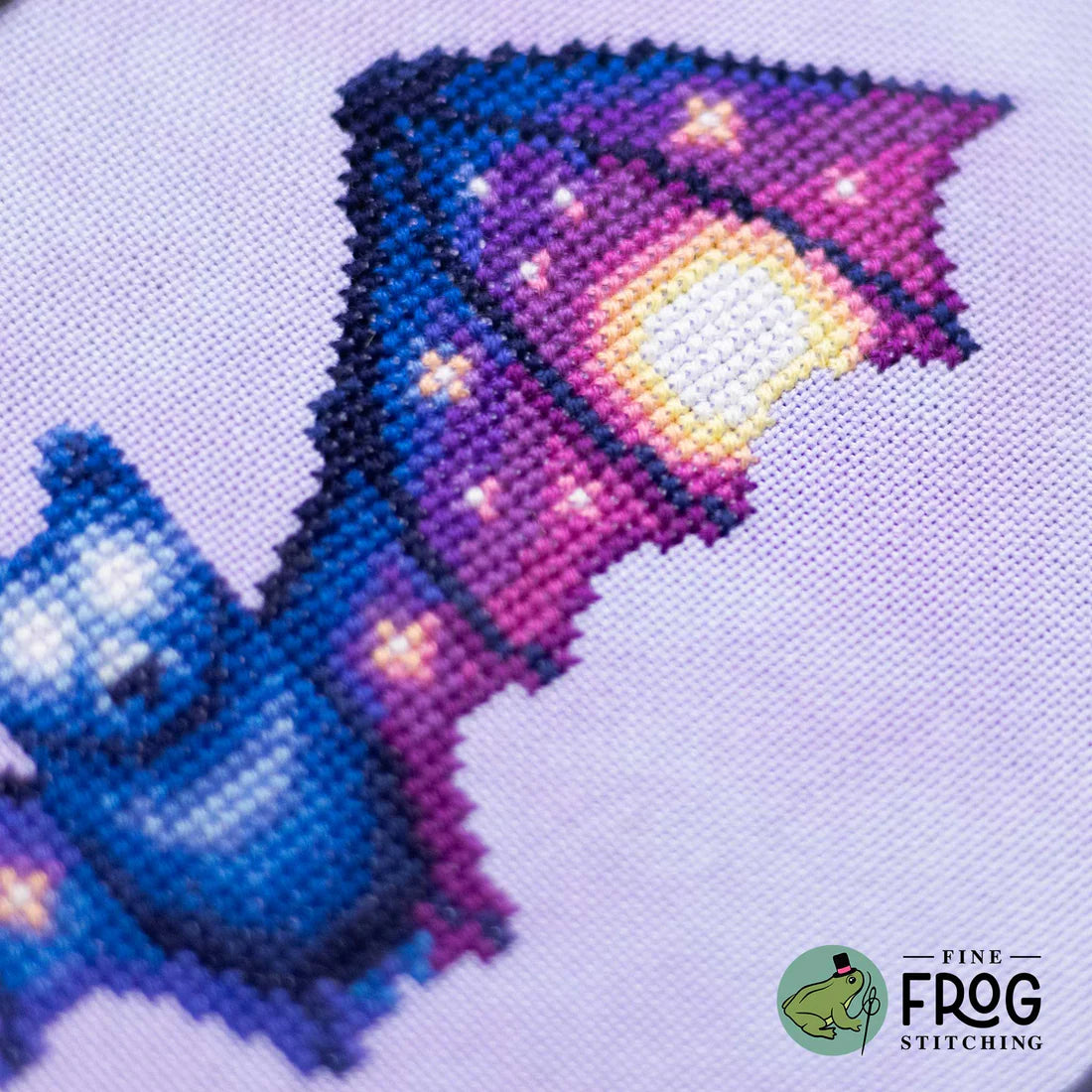 Soaring Sky Bat - Cross Stitch Pattern