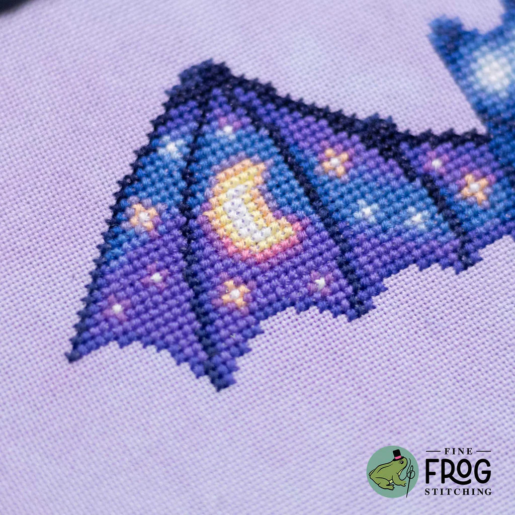 Soaring Sky Bat - Cross Stitch Pattern
