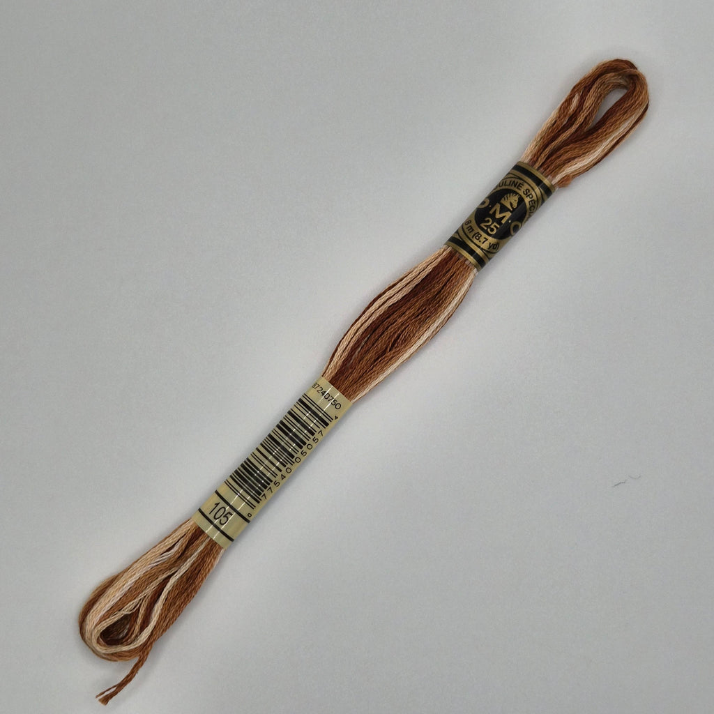 DMC 105 Variegated Tan Brown
