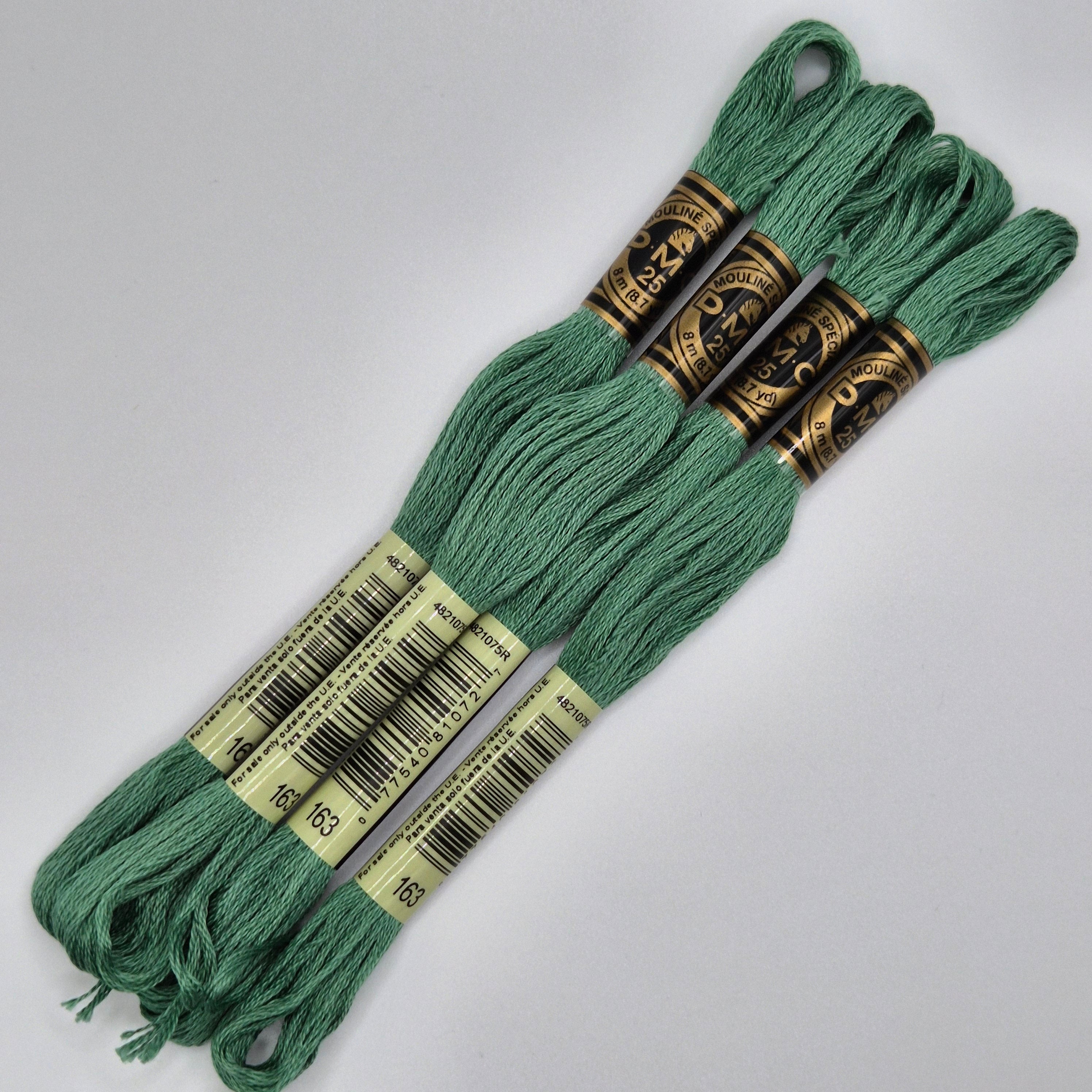 DMC 163 Med. Celadon Green