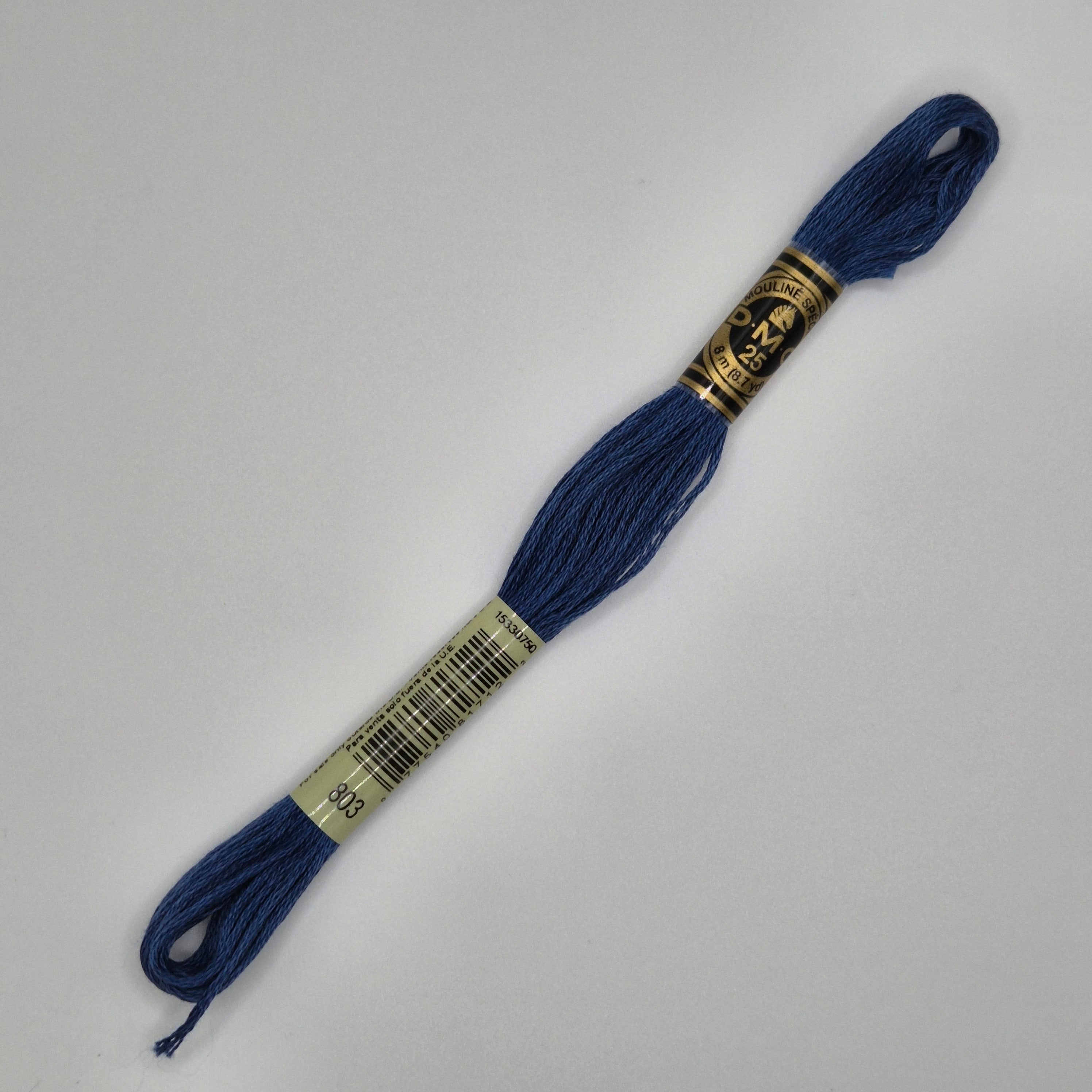 DMC 803 Ultra Very Dark Baby Blue
