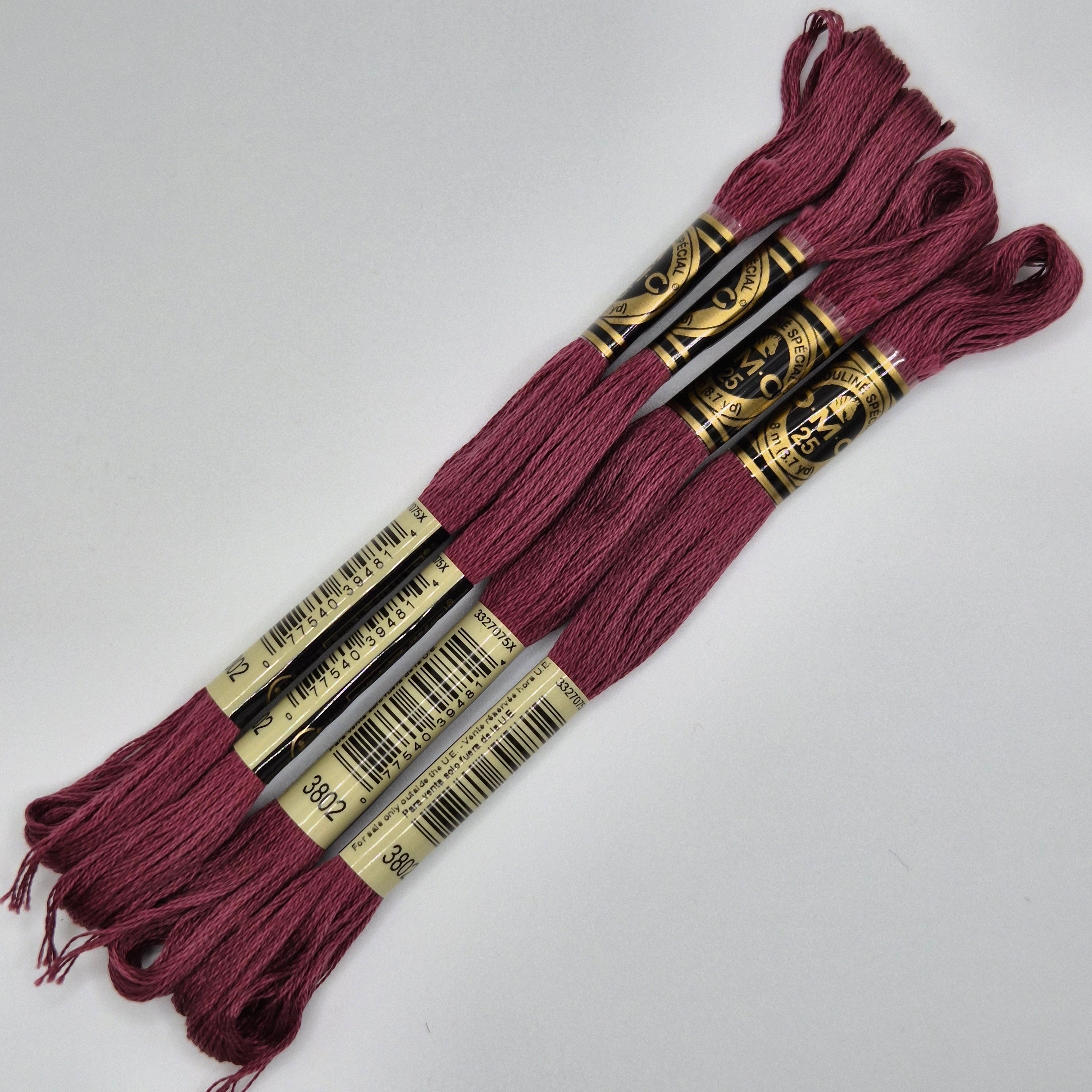 DMC 3802 Very Dark Antique Mauve