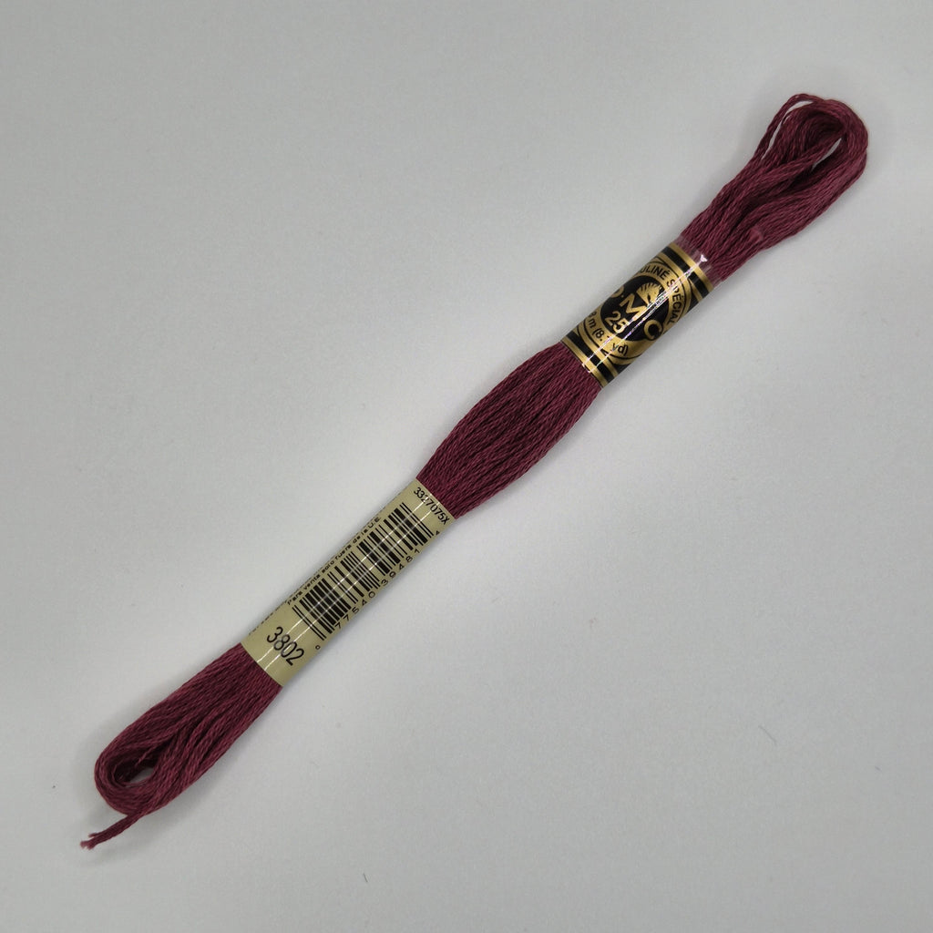 DMC 3802 Very Dark Antique Mauve
