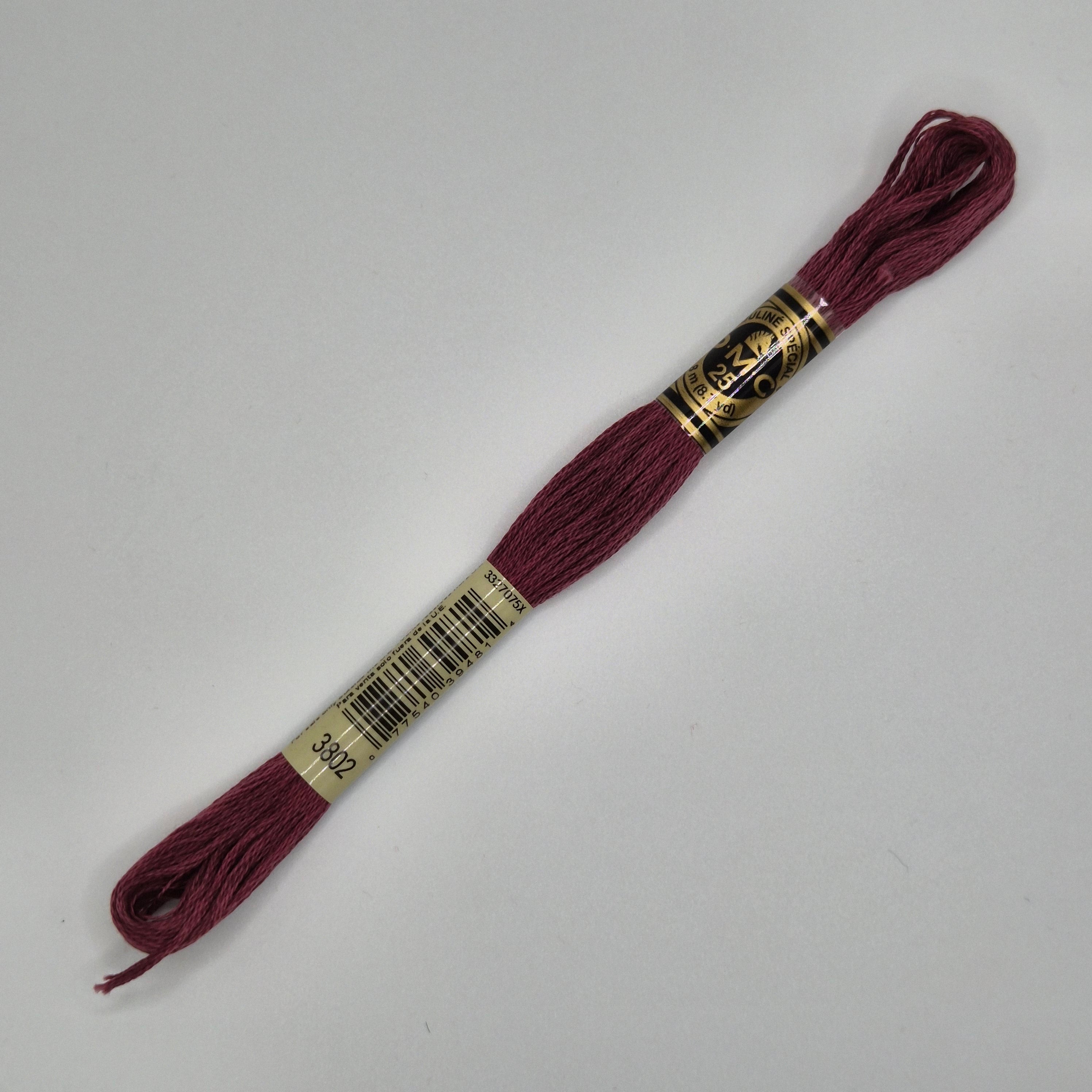 DMC 3802 Very Dark Antique Mauve