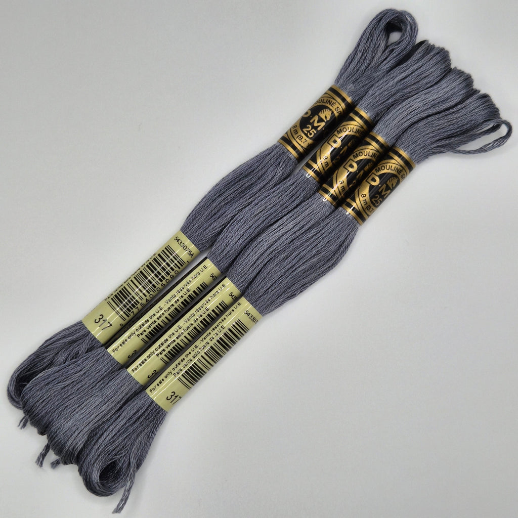 DMC 317 Pewter Gray
