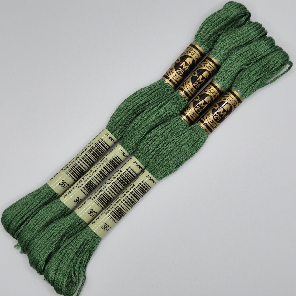 DMC 367 Dark Pistachio Green