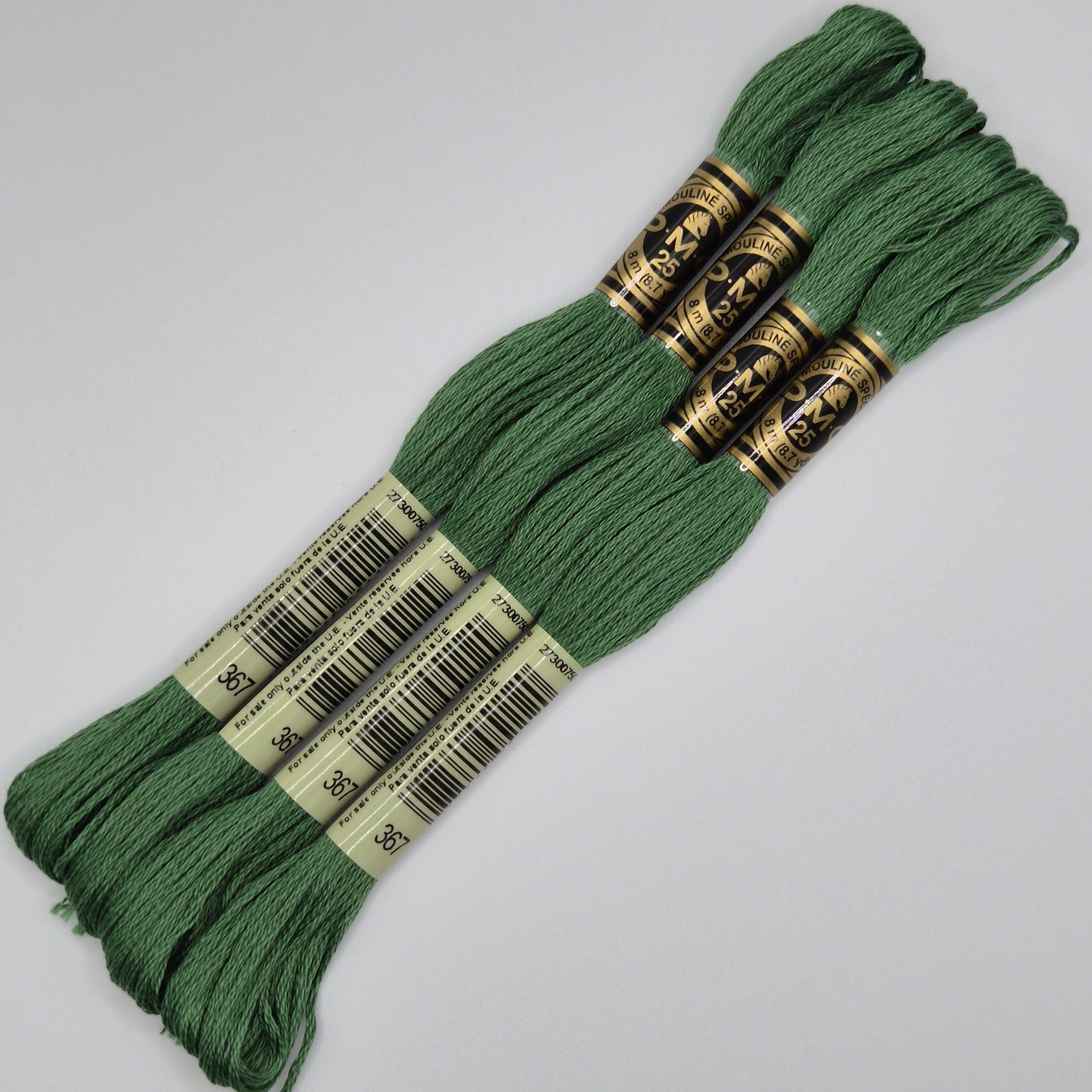 DMC 367 Dark Pistachio Green