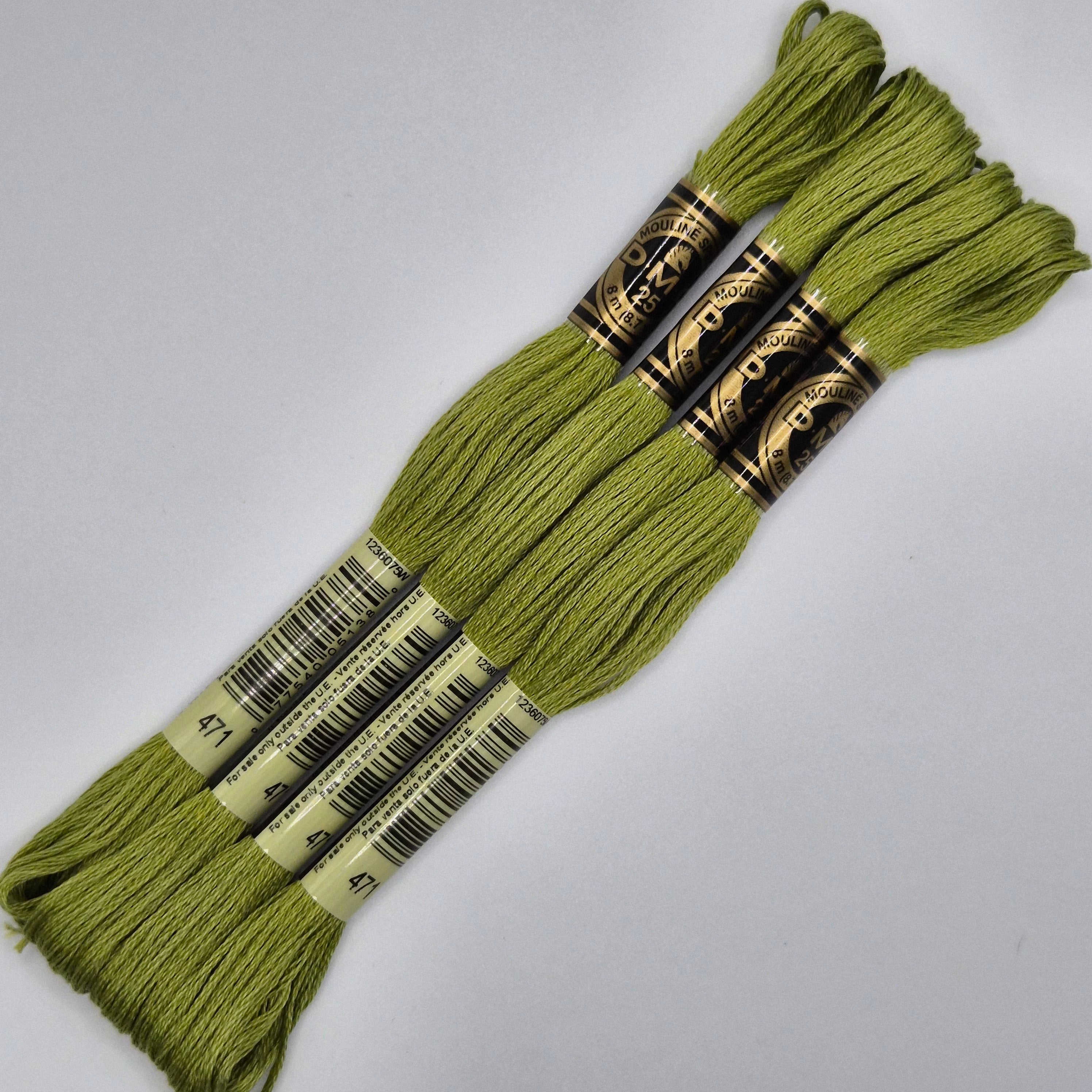 DMC 471 Very Light Avocado Green