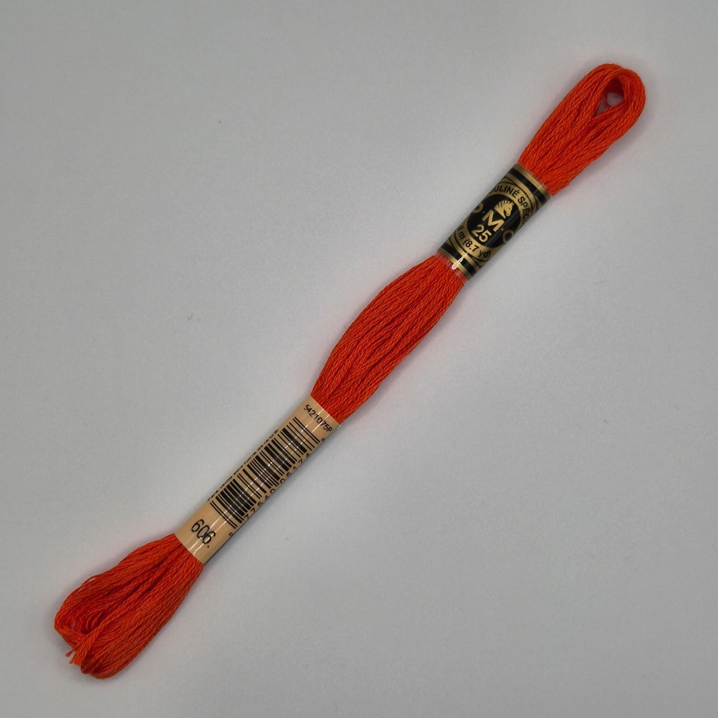 DMC 606 Bright Orange Red