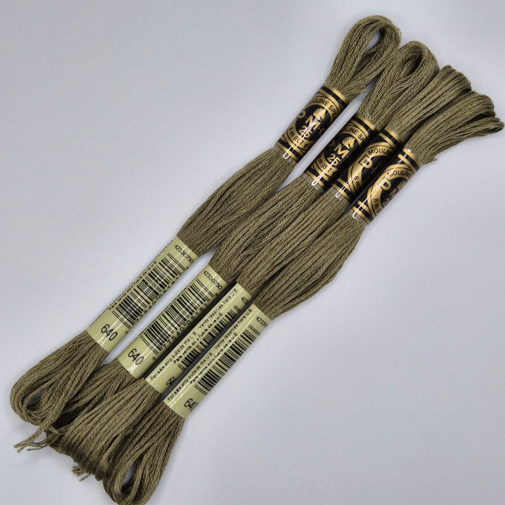 DMC 640 Very Dark Beige Gray