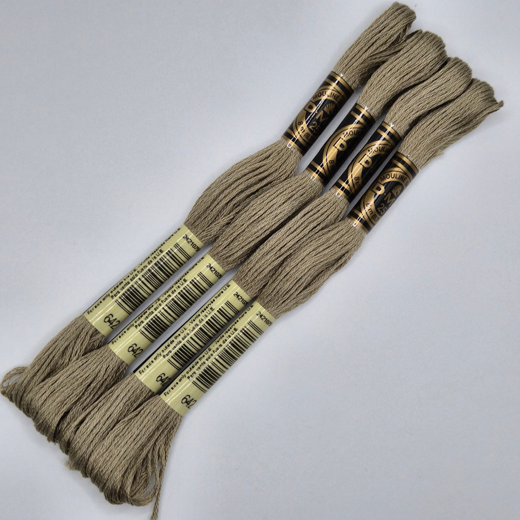 DMC 642 Dark Beige Gray