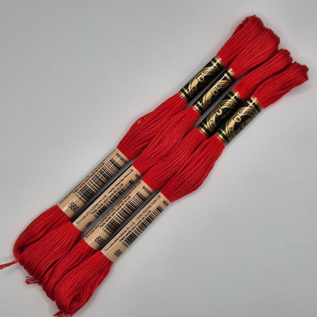 DMC 666 Bright Red
