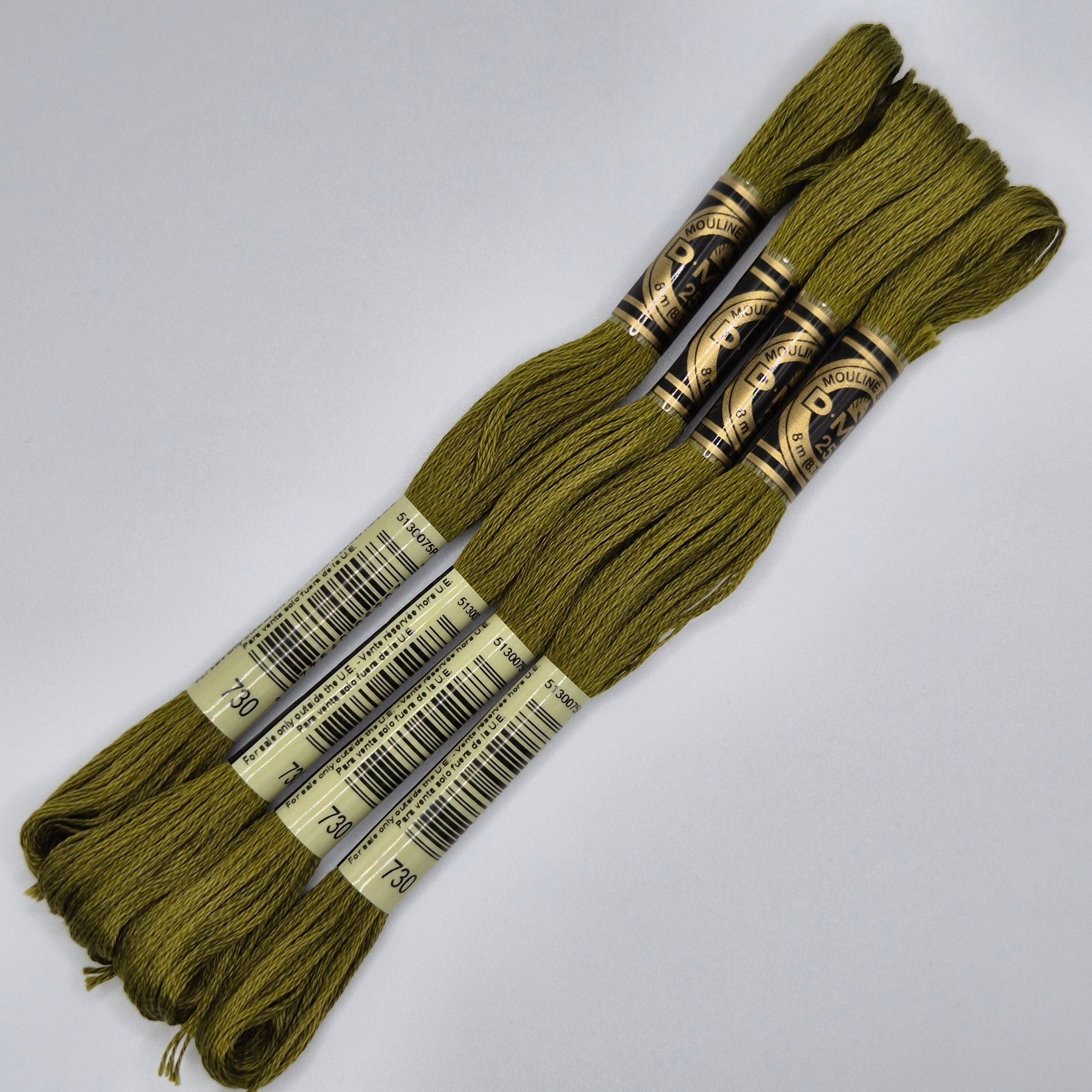 DMC 730 Very Dark Olive Green