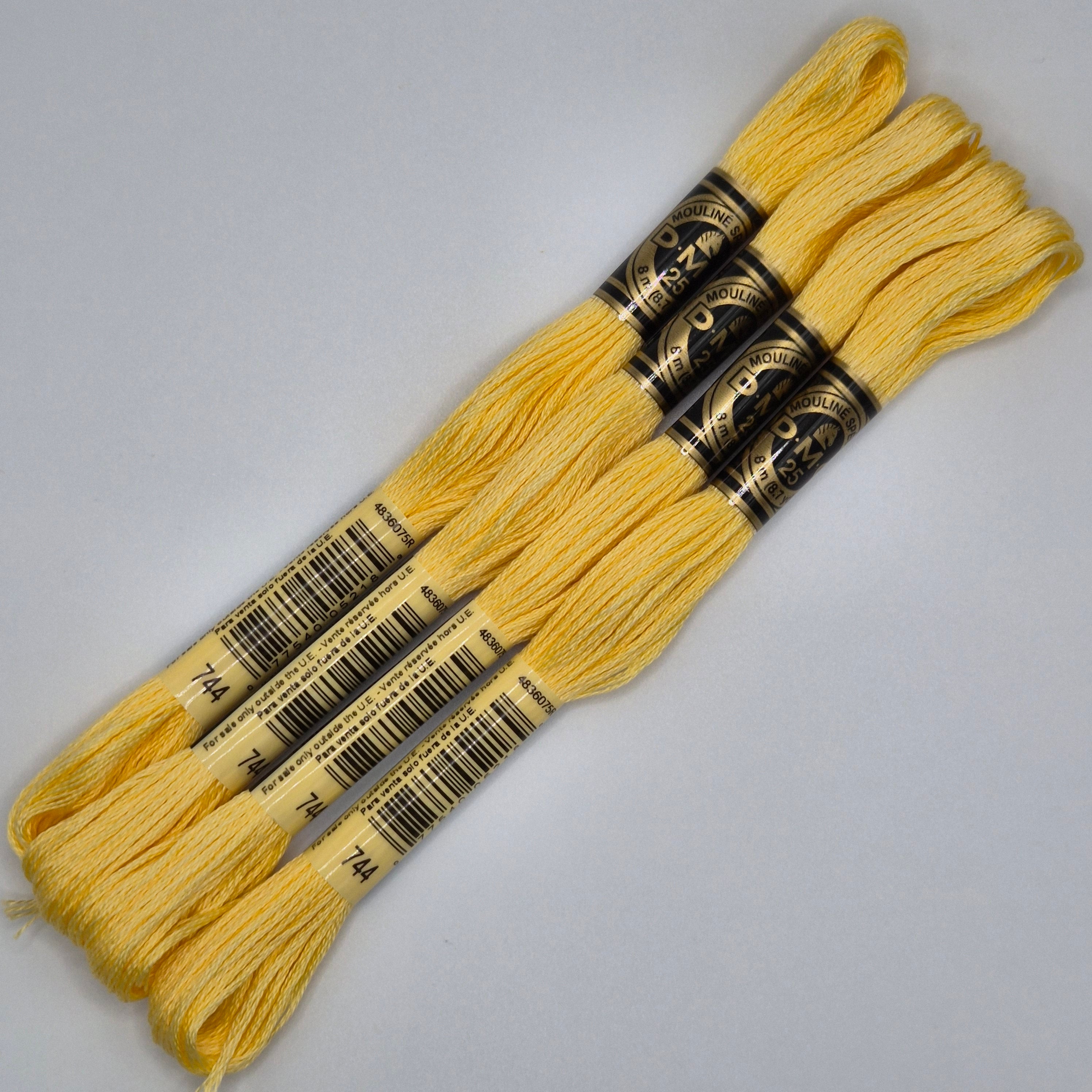 DMC 744 Pale Yellow