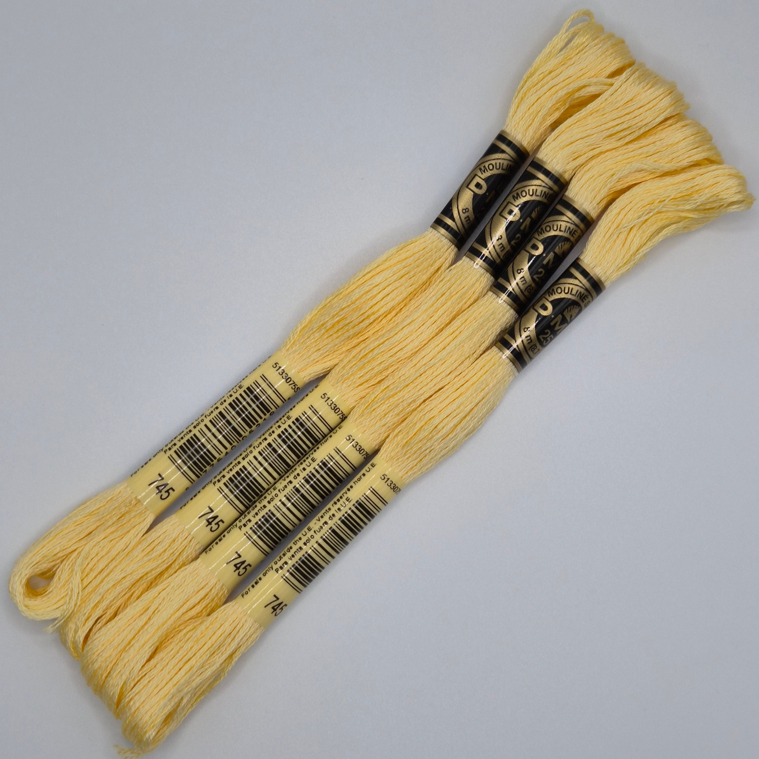 DMC 745 Light Pale Yellow
