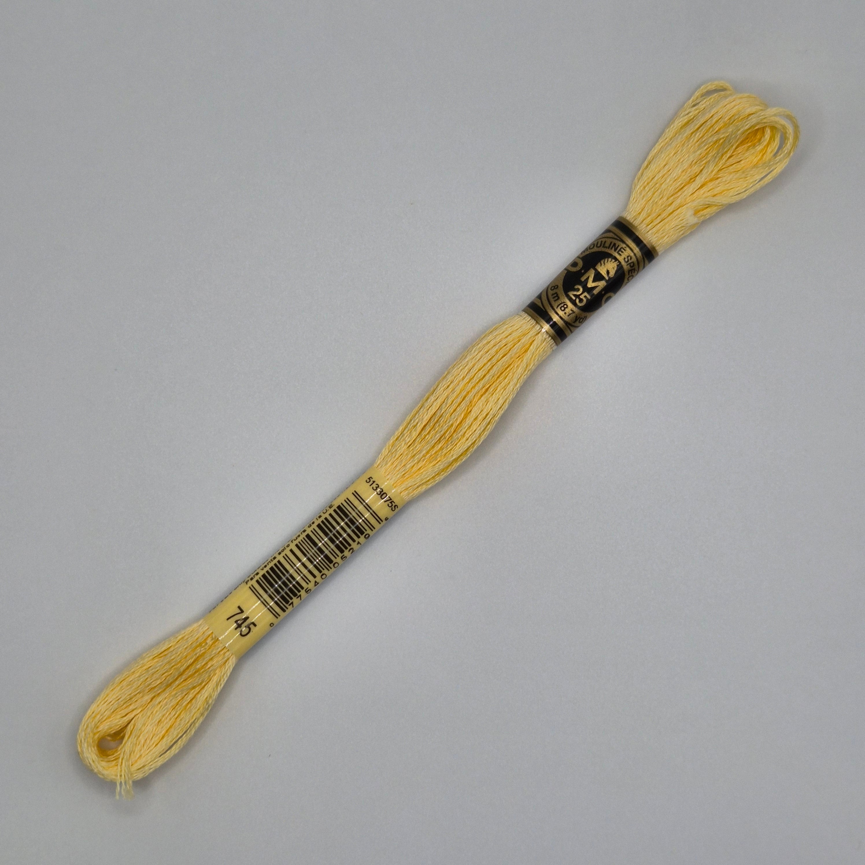 DMC 745 Light Pale Yellow