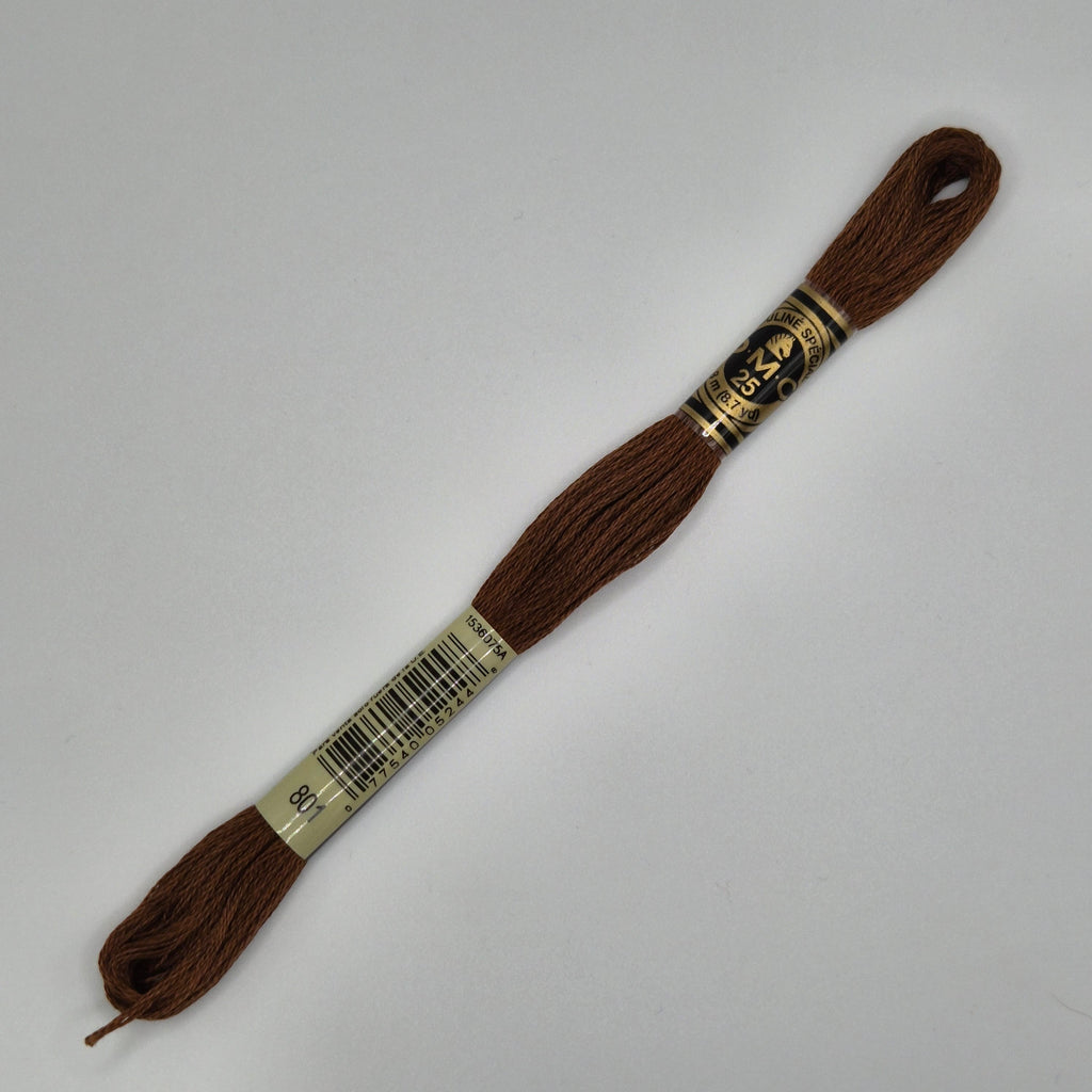 DMC 801 Dark Coffee Brown