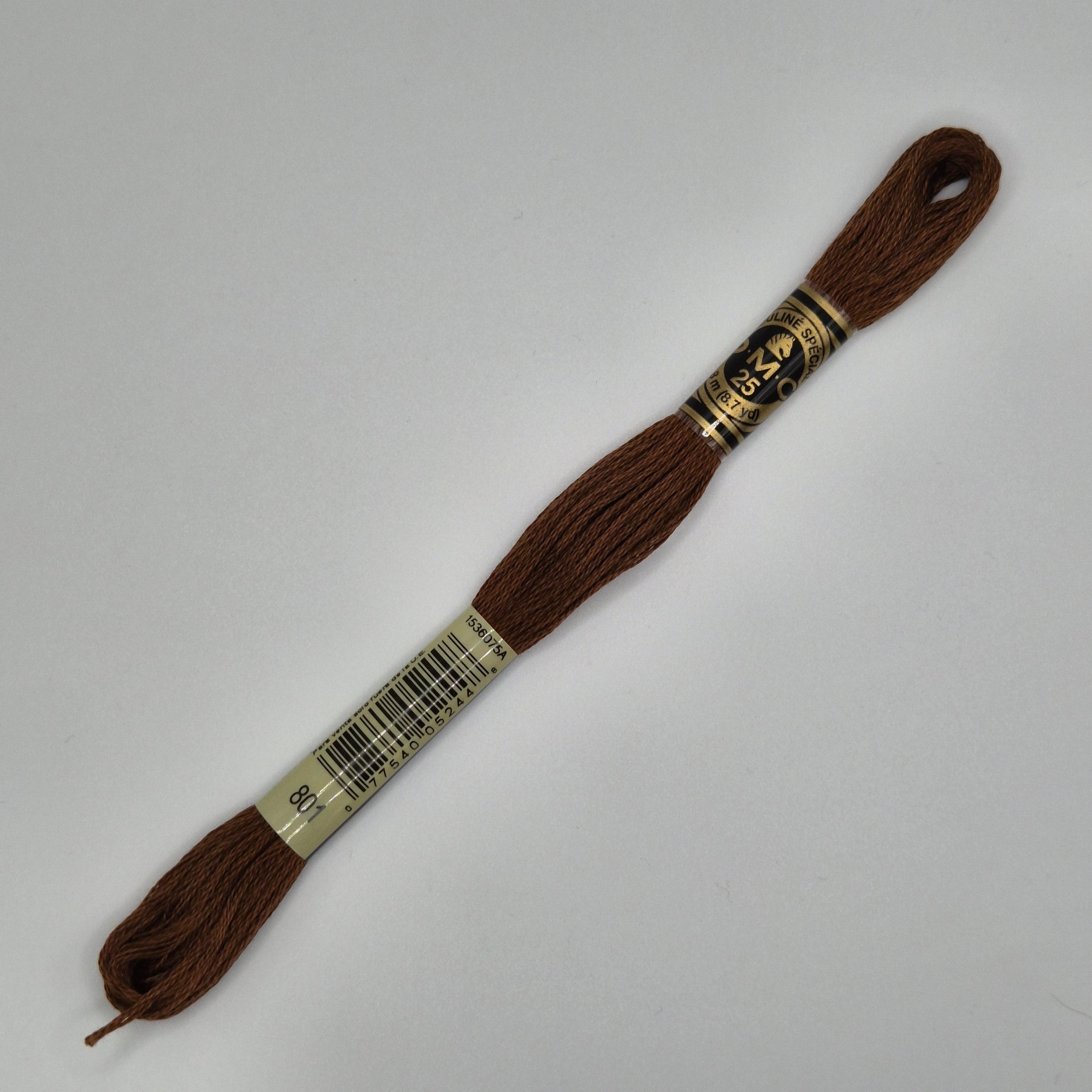 DMC 801 Dark Coffee Brown