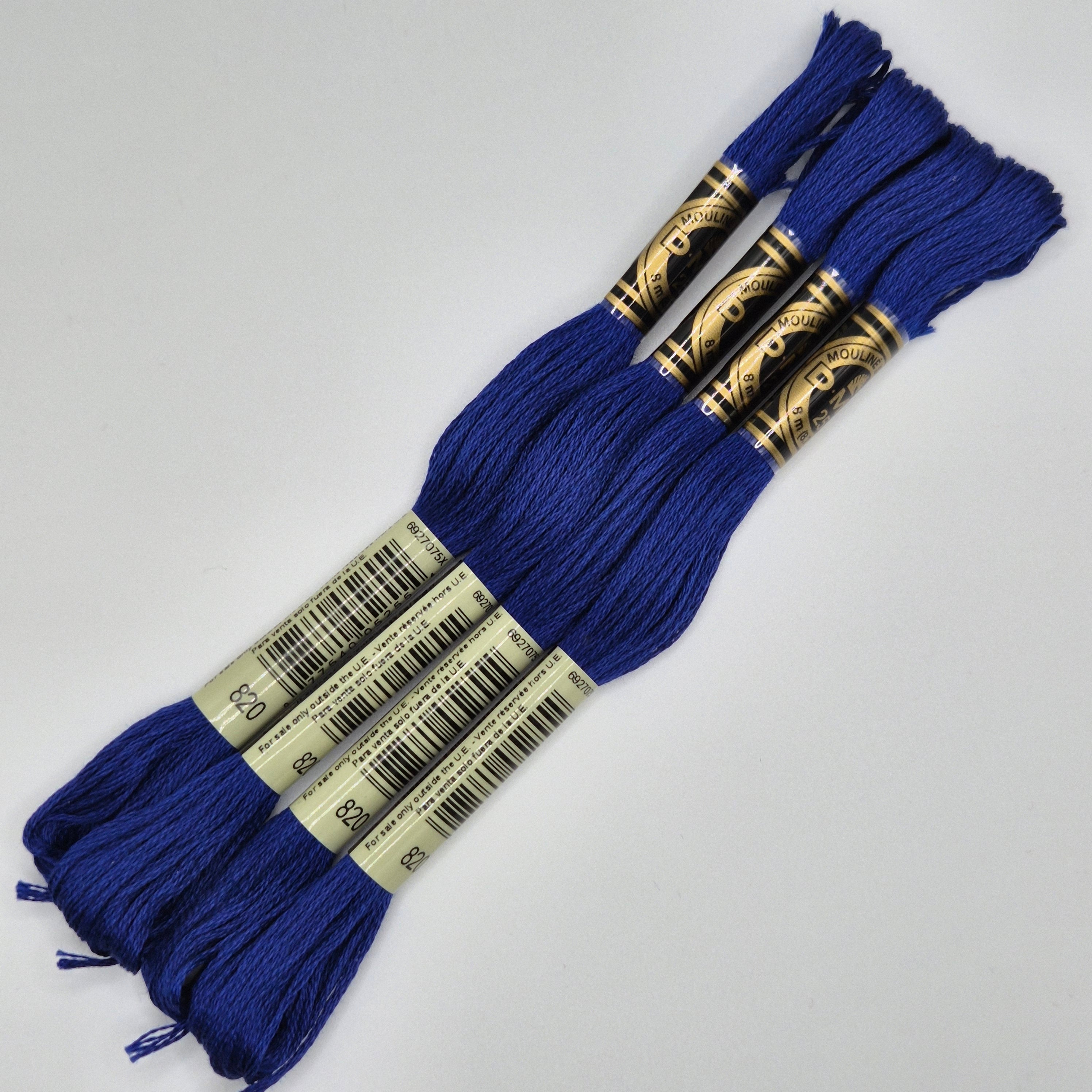 DMC 820 Very Dark Royal Blue
