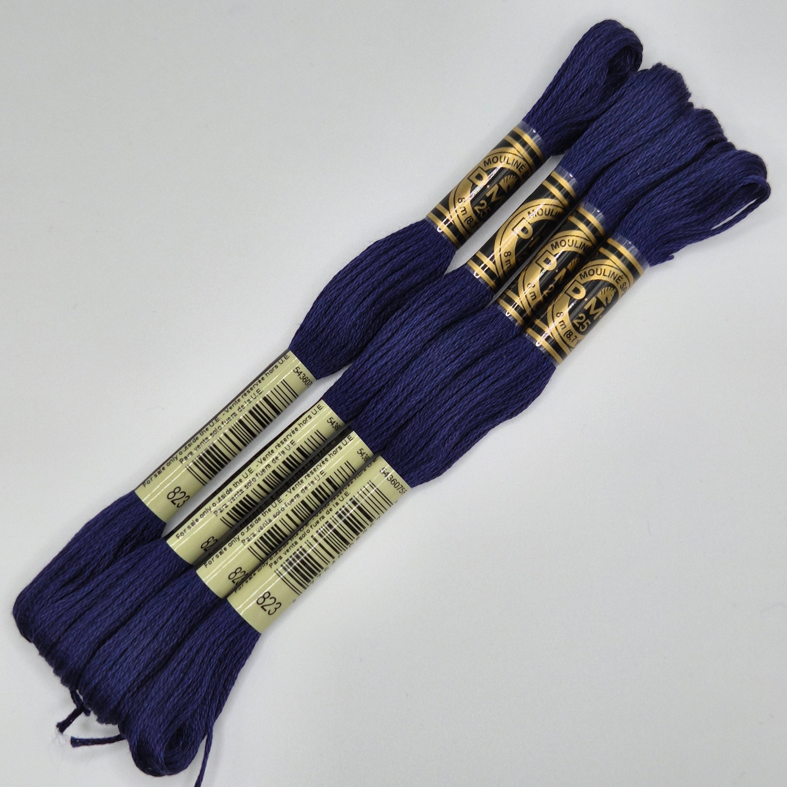 DMC 823 Dark Navy Blue
