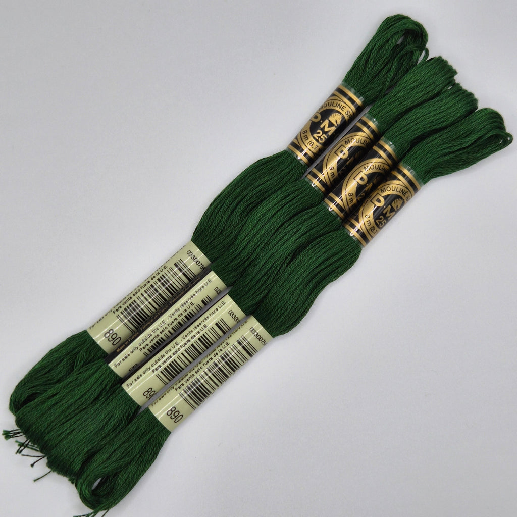 DMC 890 Ultra Dark Pistachio Green