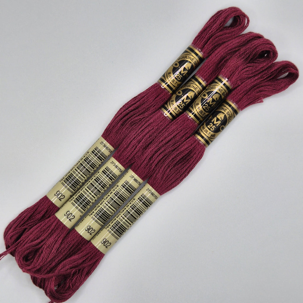 DMC 902 Very Dark Garnet